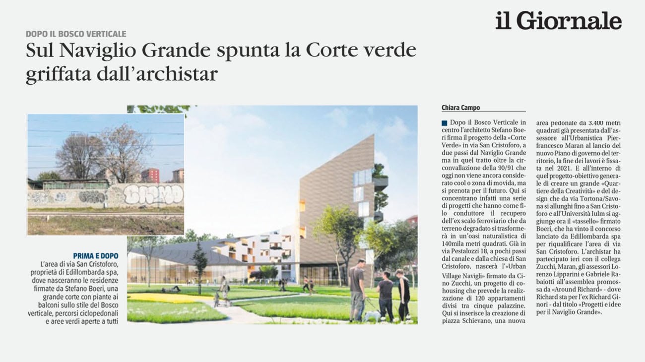 Il Giornale_Corte Verde_Stefano Boeri Architetti