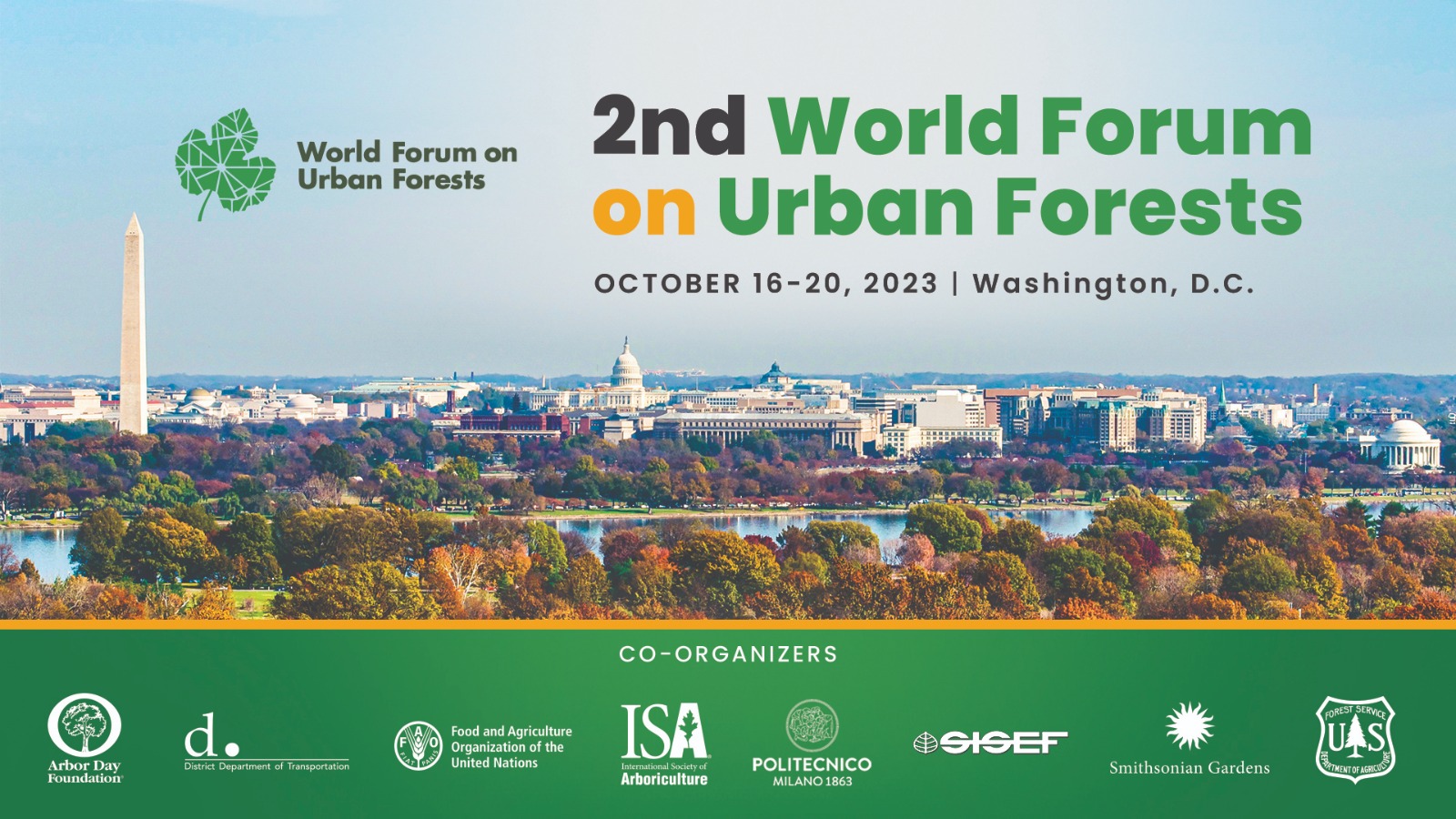 Secondo World Forum on Urban Forests (WFUF)