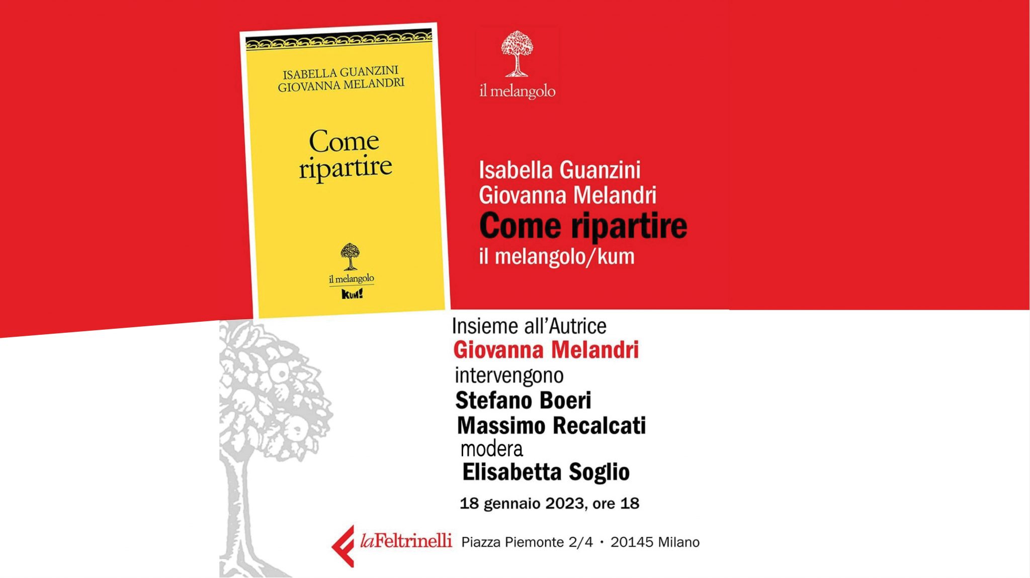 presentazione di Stefano Boeri del libro come ripartire