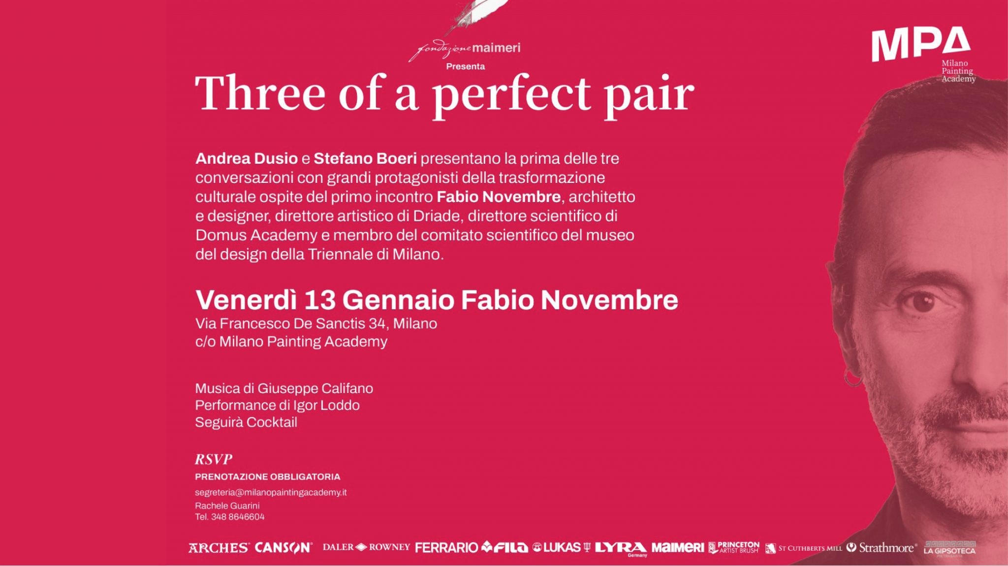 three of a perfect pair: conversazione con fabio novembre