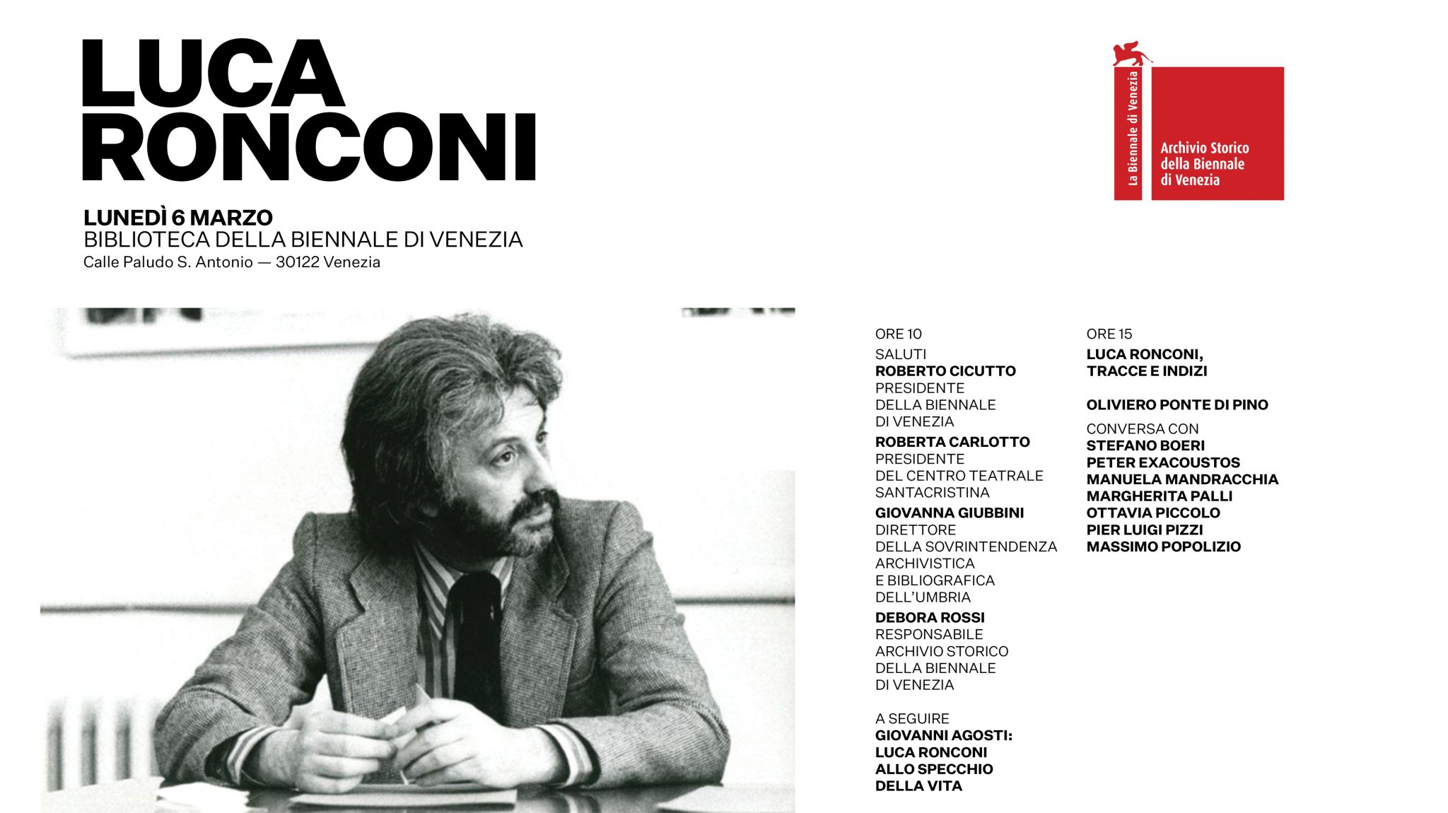 stefano boeri alla biennale di venezia per luca ronconi