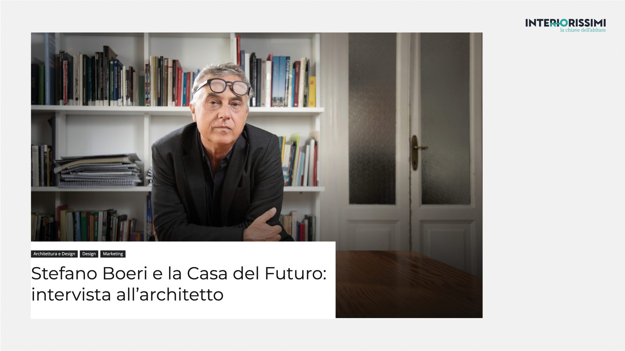 Intervista a Stefano Boeri su Interiorissimi