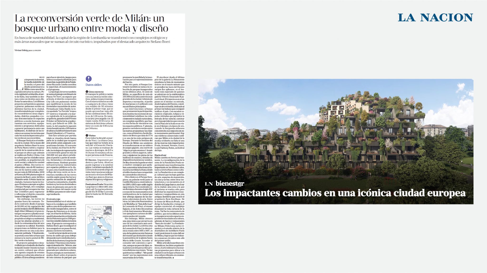 bosco verticale su la nacion