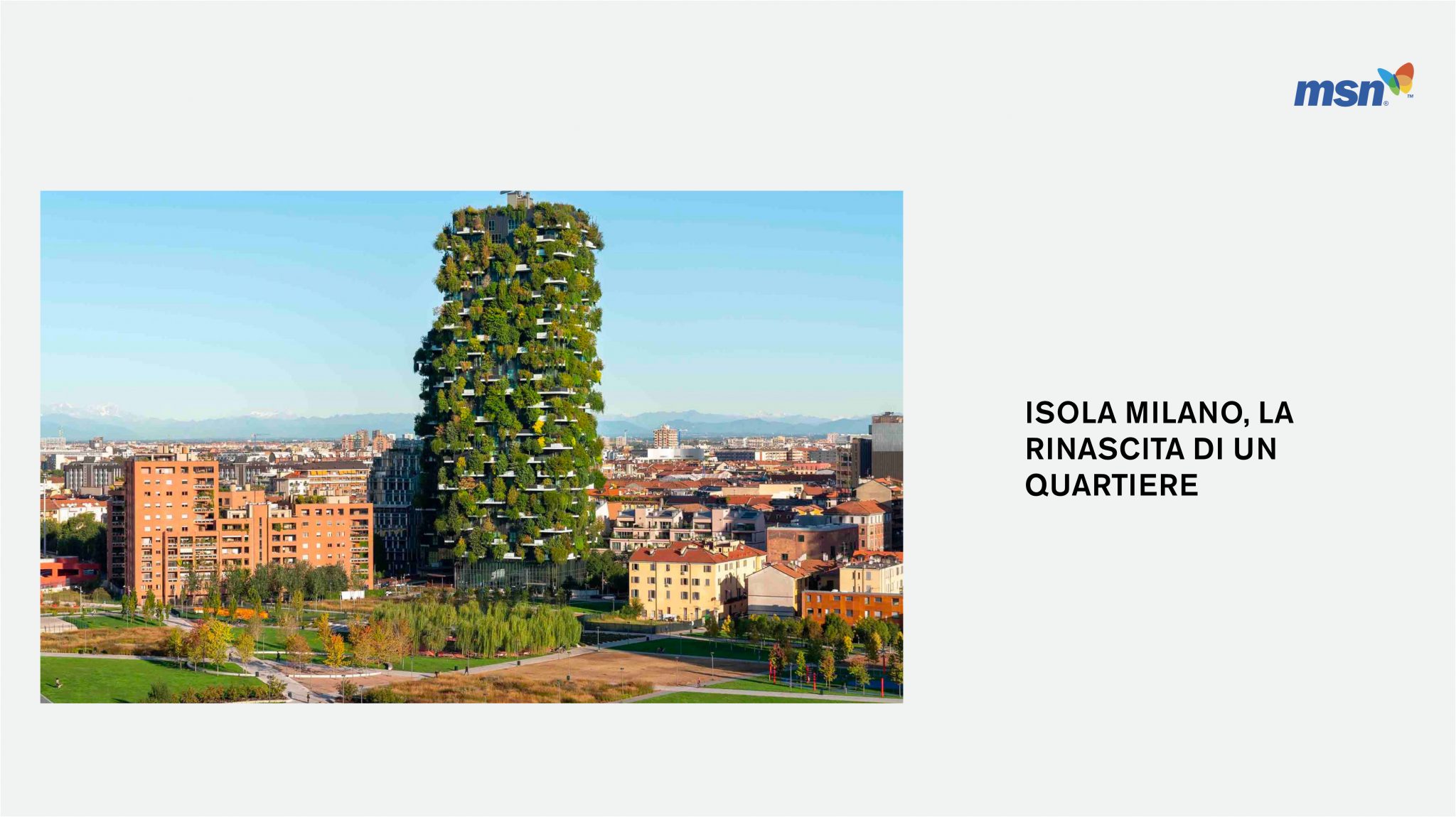 Bosco Verticale su msn