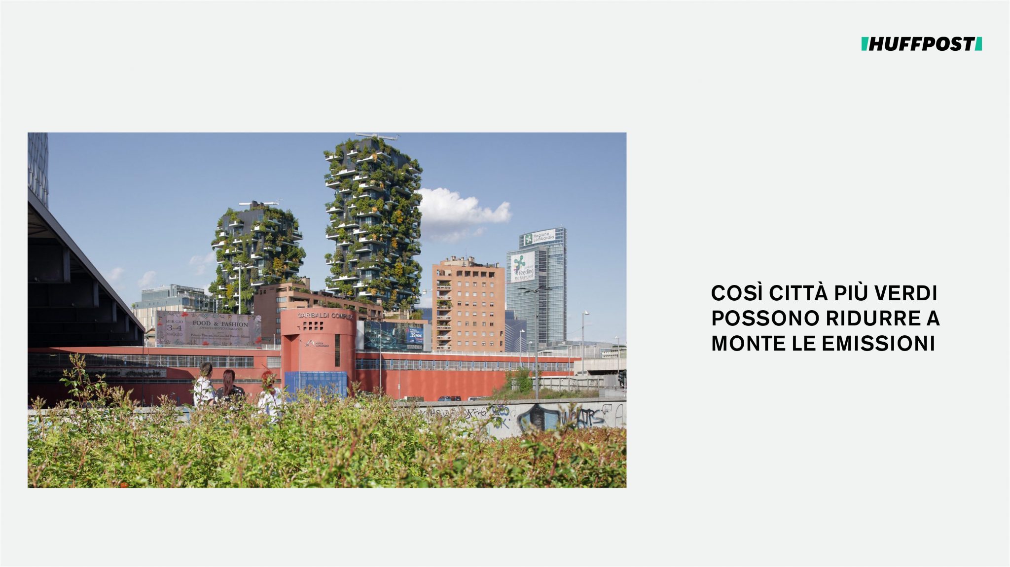 Il Bosco Verticale su Huffpost