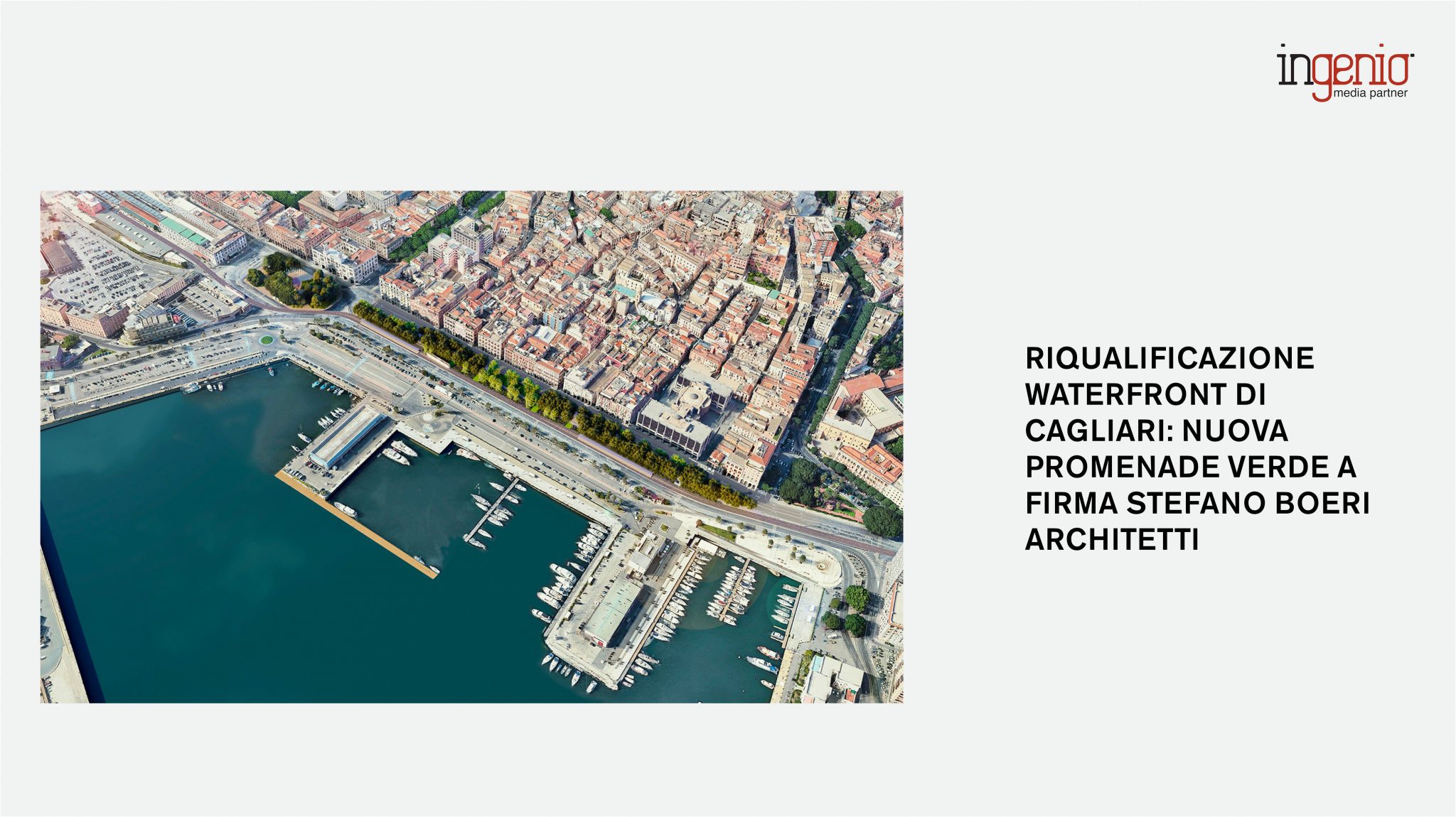 Cagliari waterfont on ingenio