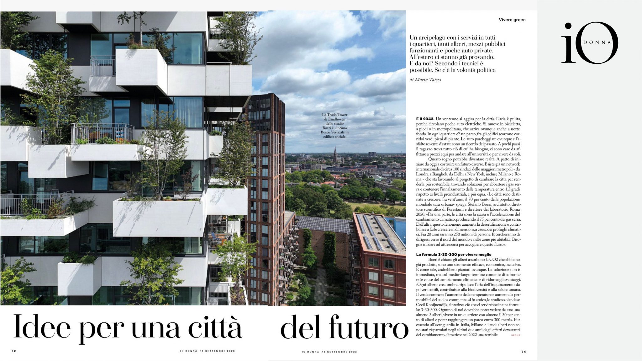 Trudo Vertical Forest su Io Donna