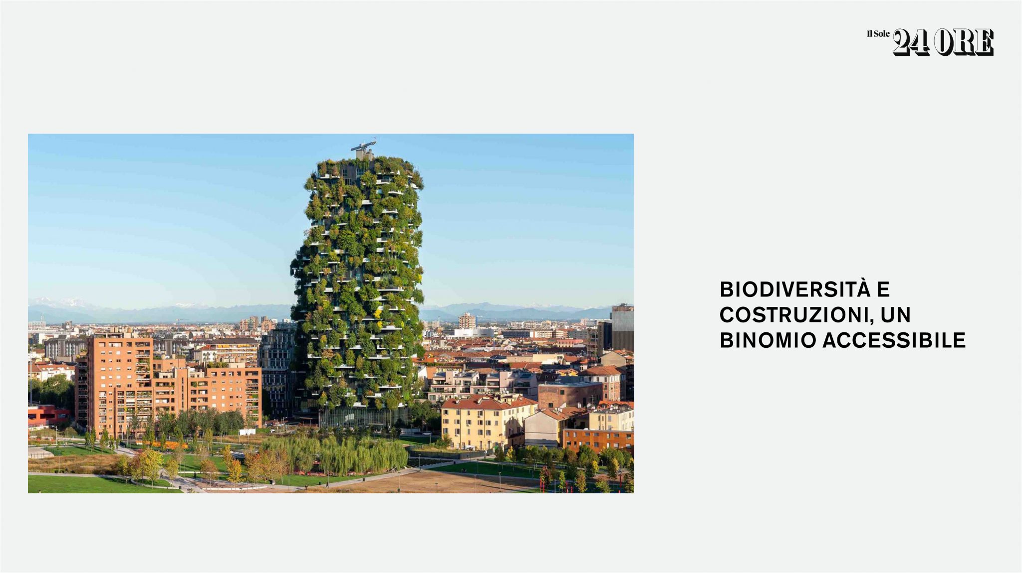 Bosco Verticale su Il Sole 24 Ore