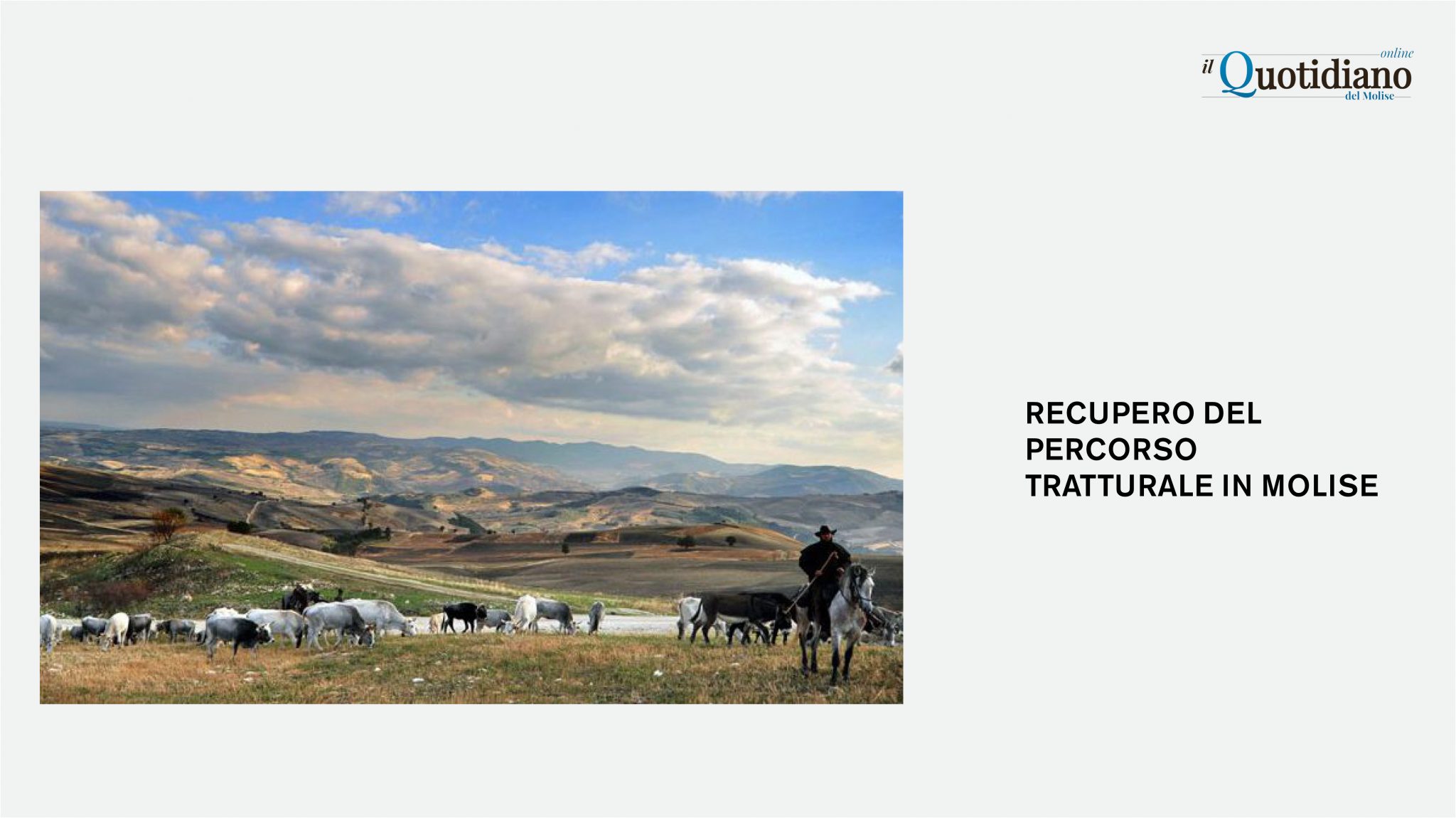 recupero del percorso tratturale