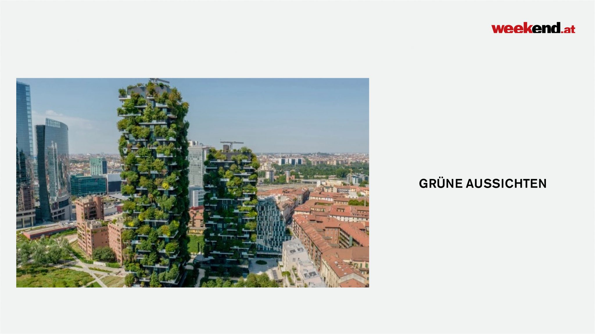 Bosco Verticale su Weekend.at
