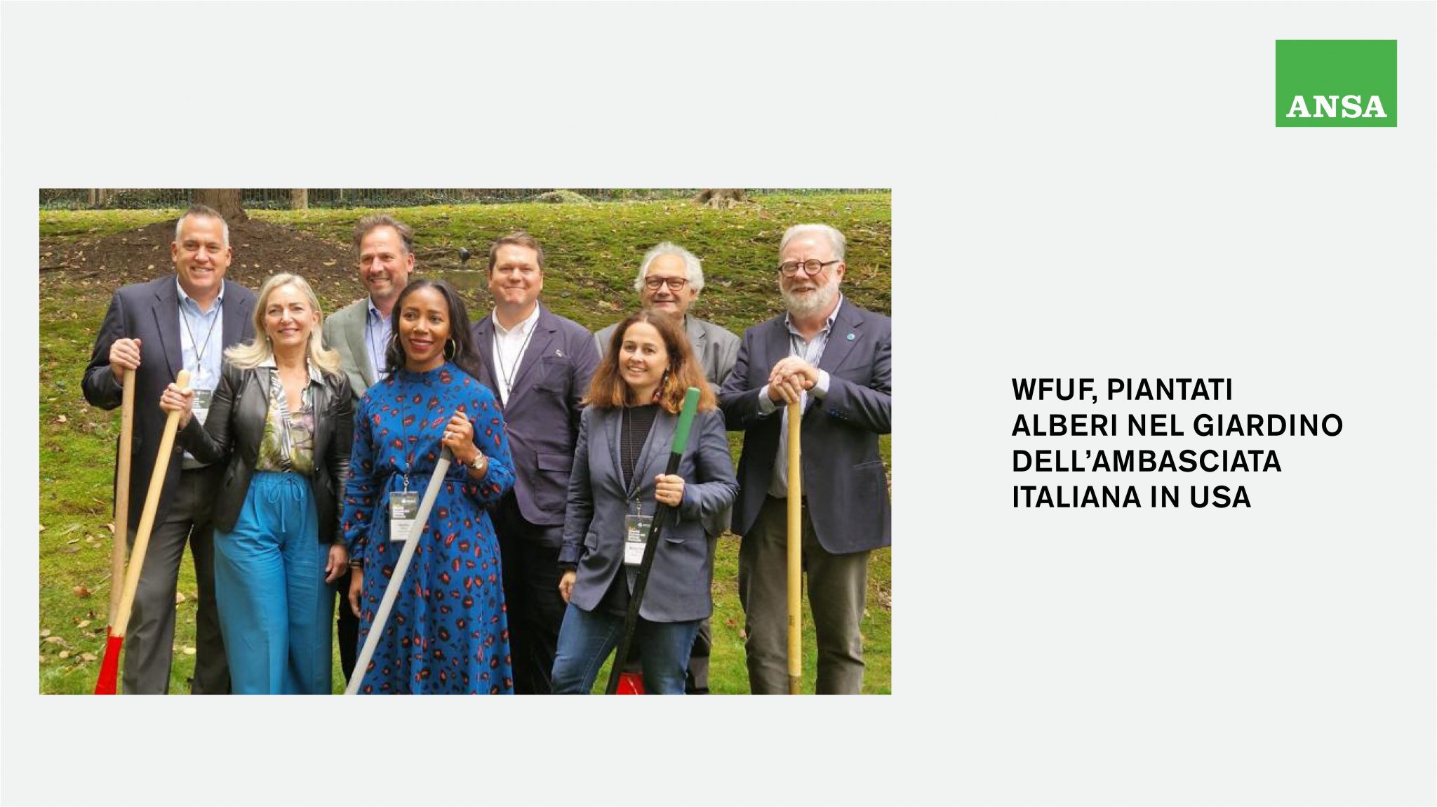 Piantagione simbolica all'ambasciata italiana su ansa