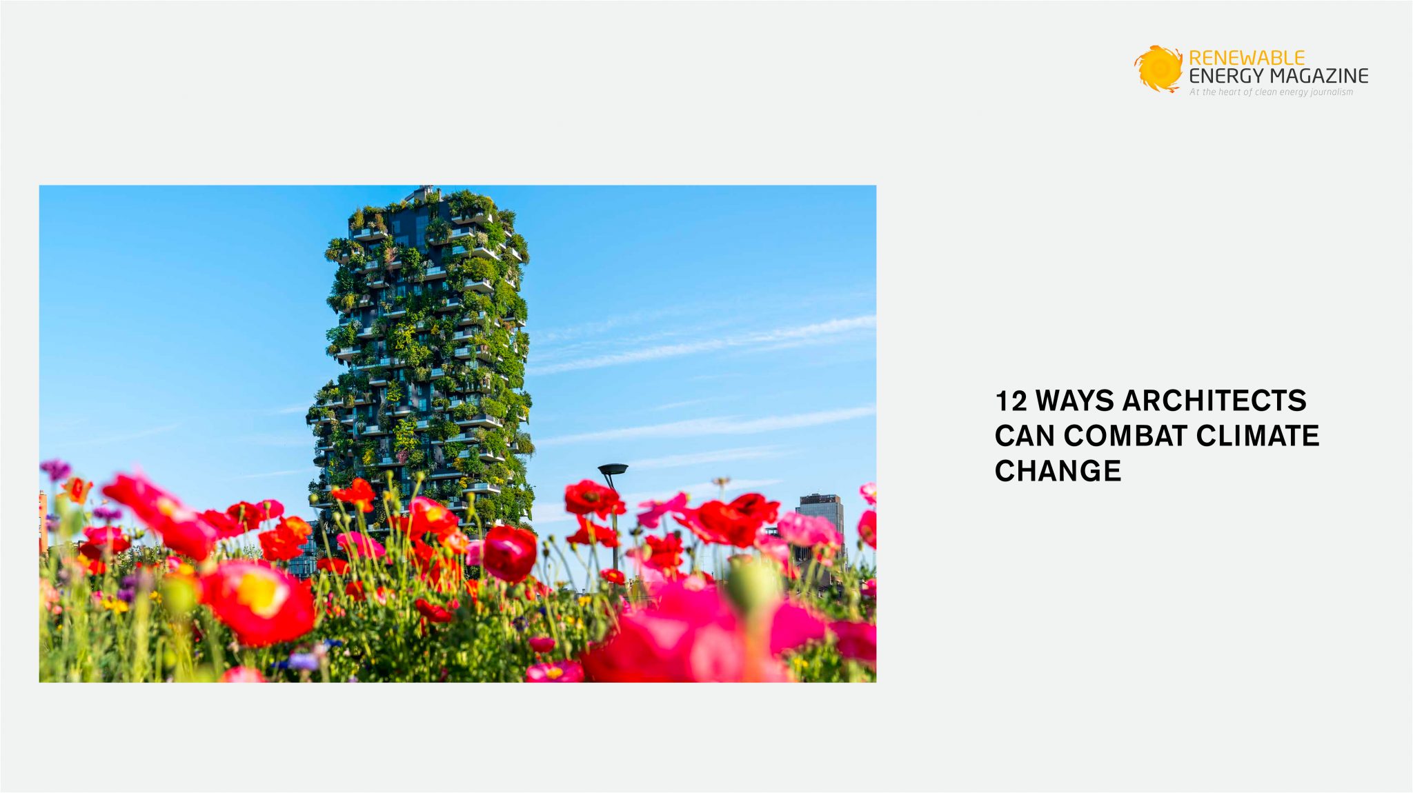 Bosco Verticale su renewable energy magazine