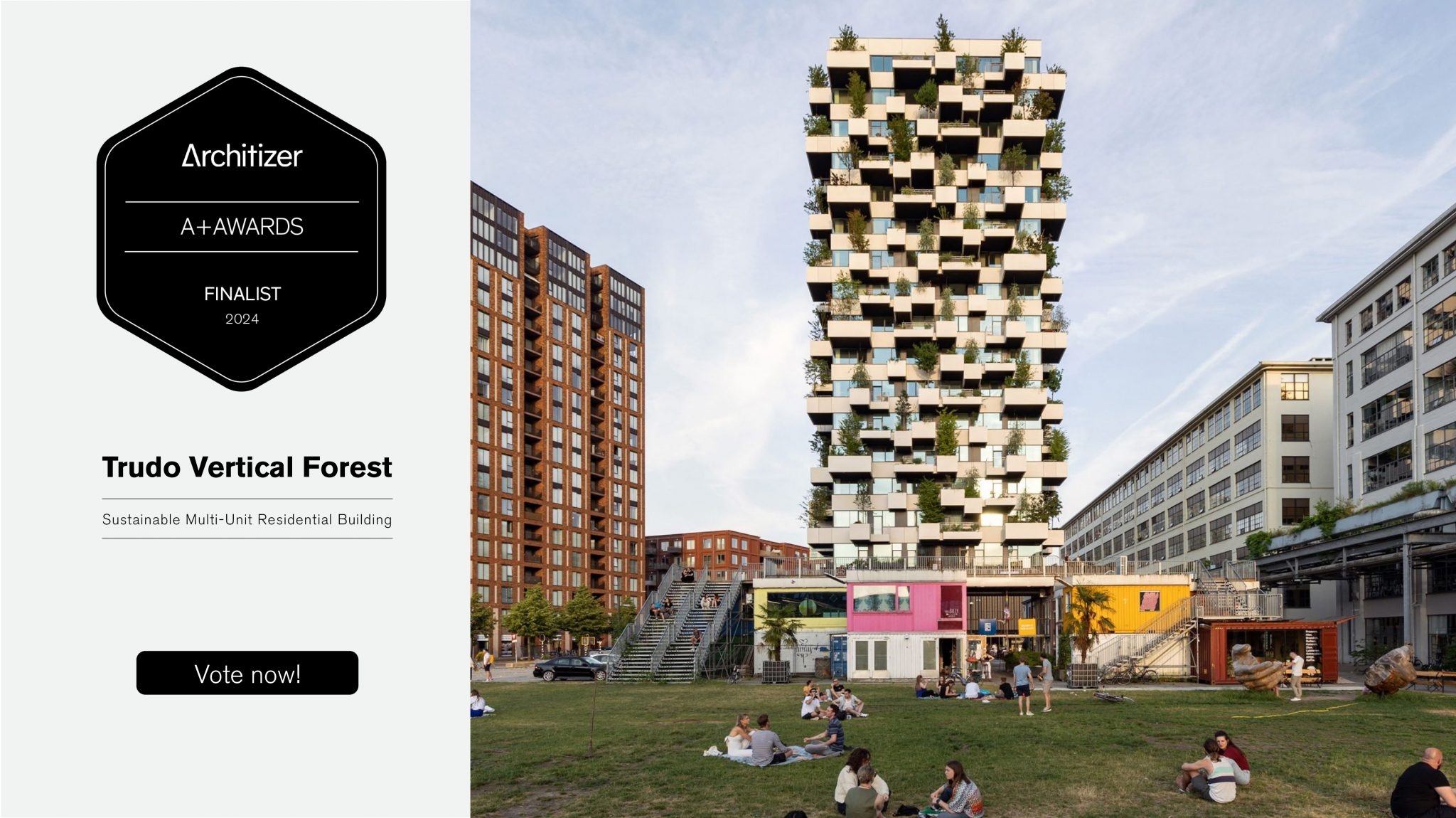 Trudo Vertical Forest finalista a Architizer A+Awards