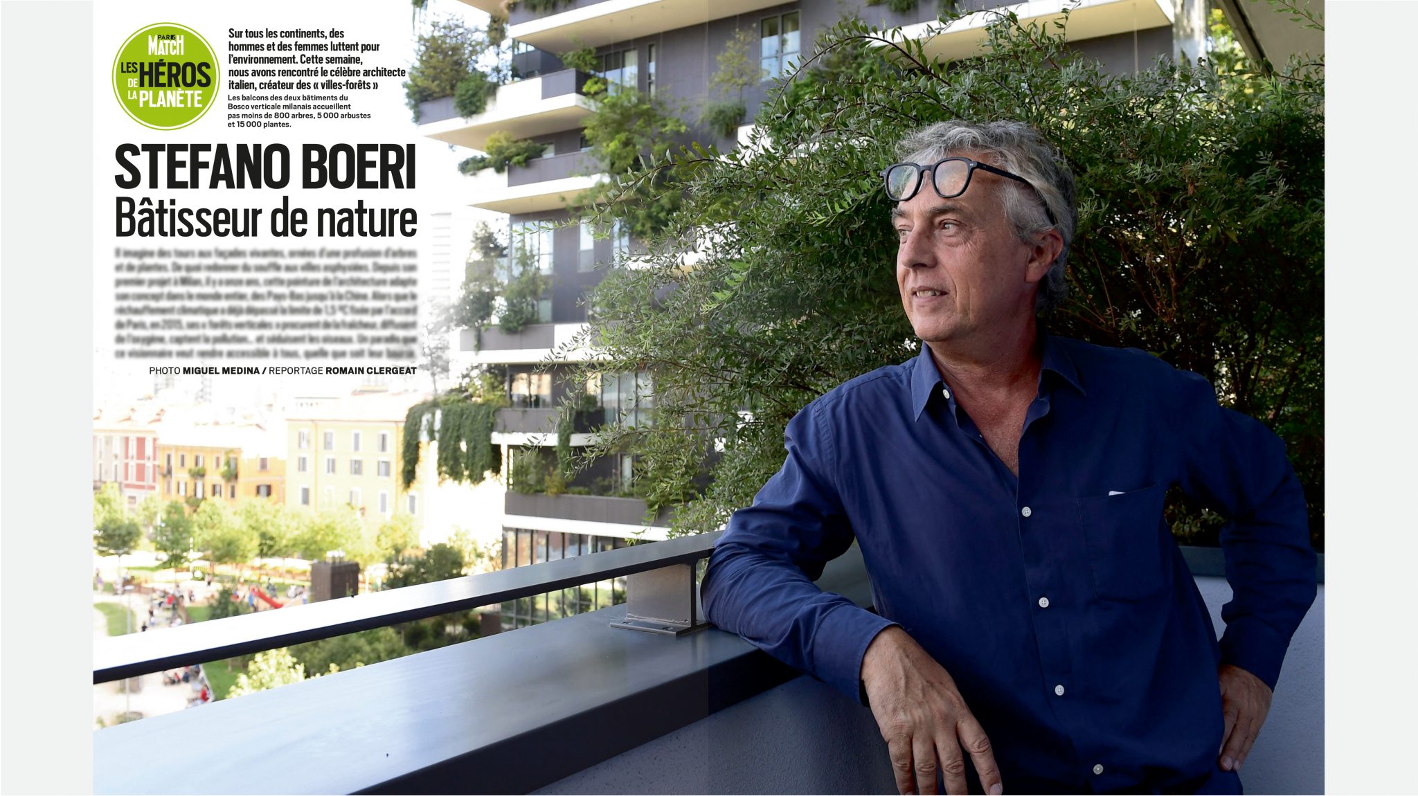 Stefano Boeri su Paris Match