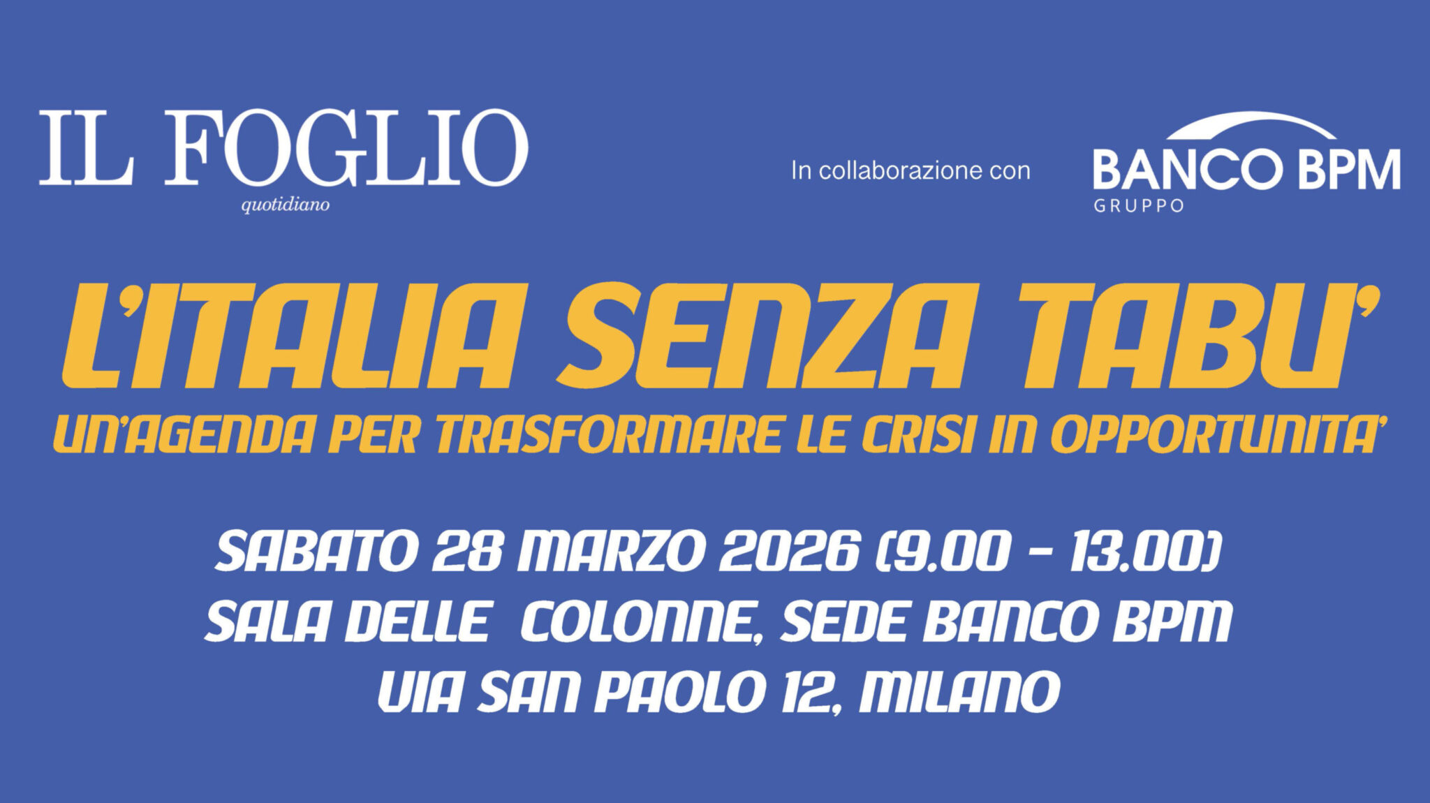 Stefano Boeri a L'italia senza tabù