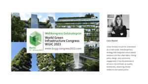Livia Shamir a World Congress on Greening Buildings