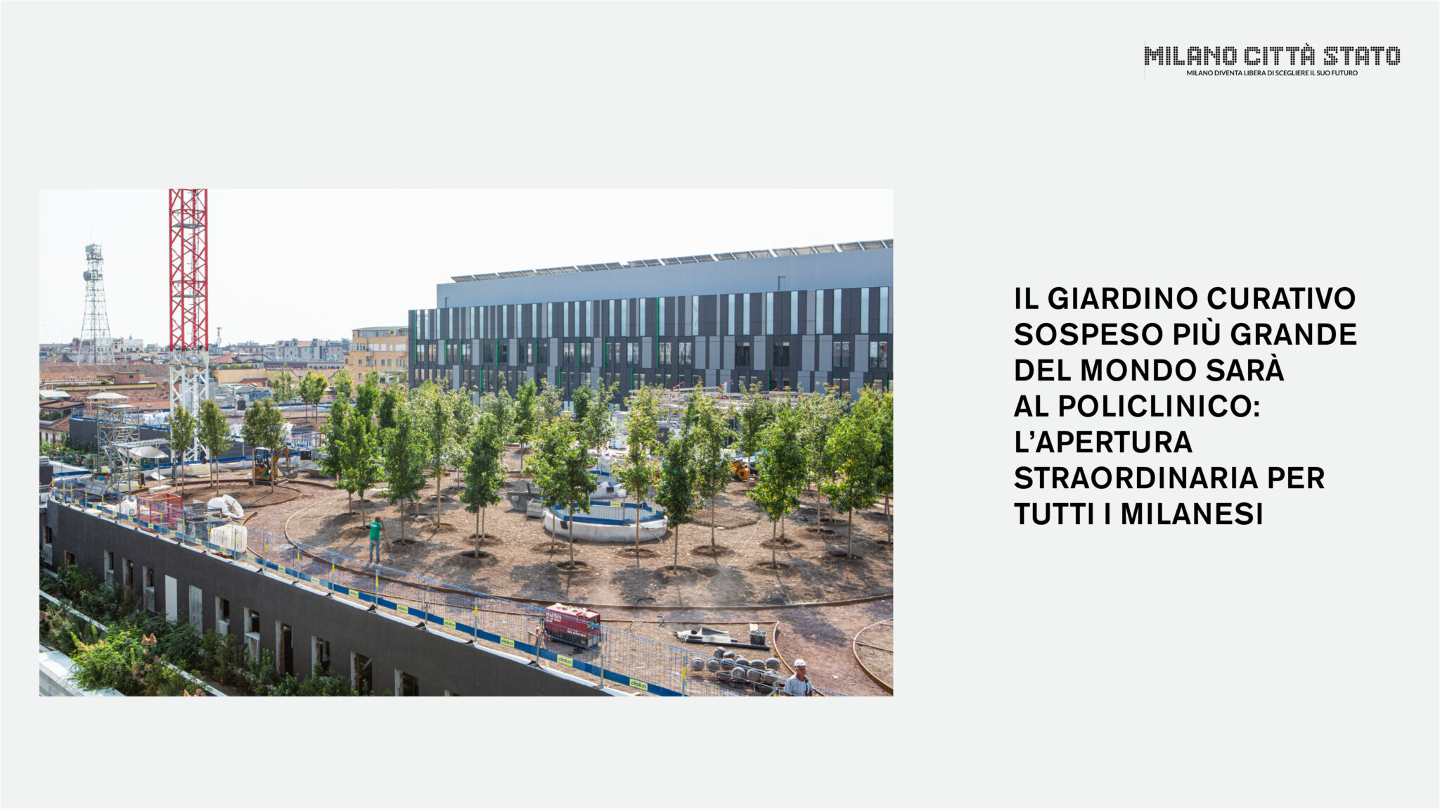Nuovo policlinico Milano Città Stato